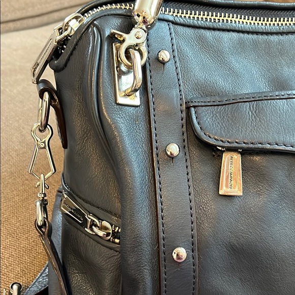 Rebecca Mincoff Cupid Satchel- blue/grey - Picture 2 of 9